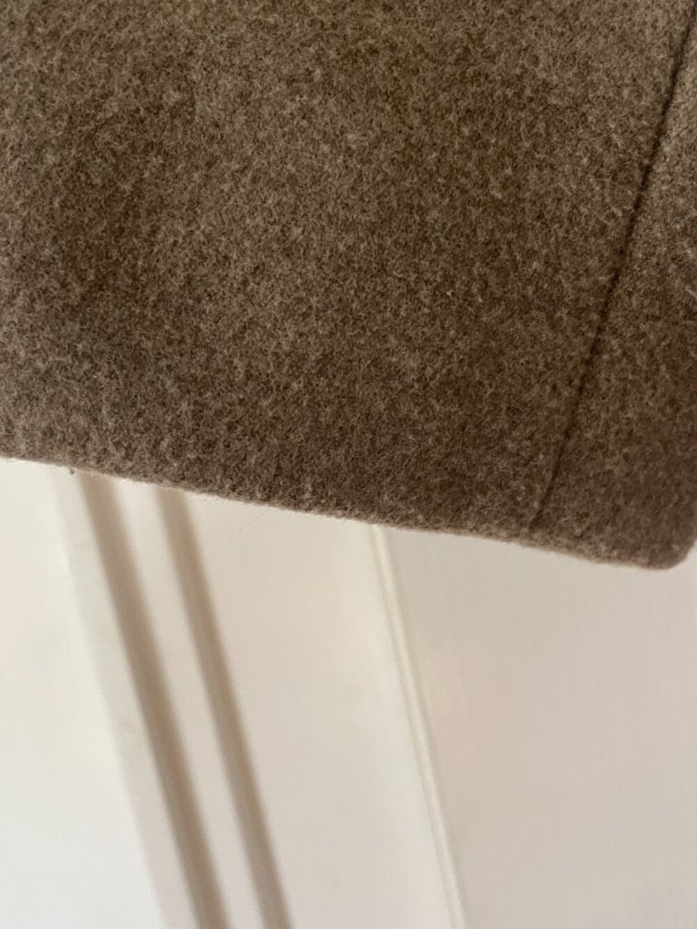 Calvin Klein Taupe/Brown Pea Coat, Size 16 Double Breasted - Picture 12 of 16